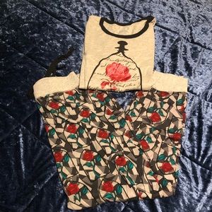 Beauty and the beast pajamas